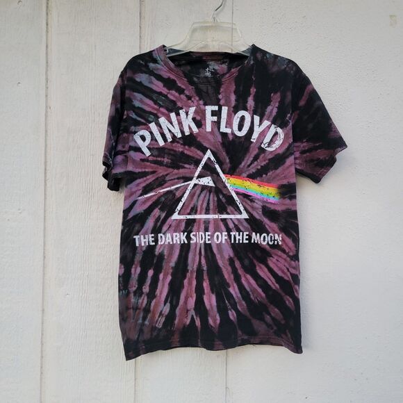 Pink Floyd dark side of the moon tie dyed band tshirt wmns small - Picture 1 of 3